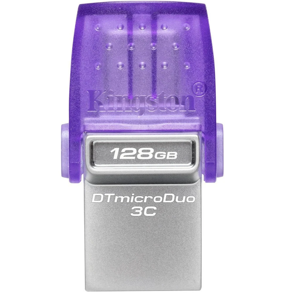 cle usb kingston datatraveler microduo 3c 128gb usb type a usb type c 32
