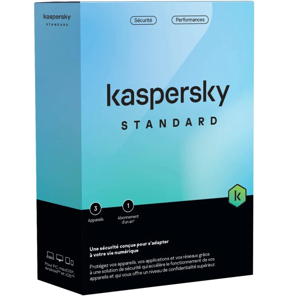 kaspersky standard 3 postes 1 an kl10418bcfs ffpmag