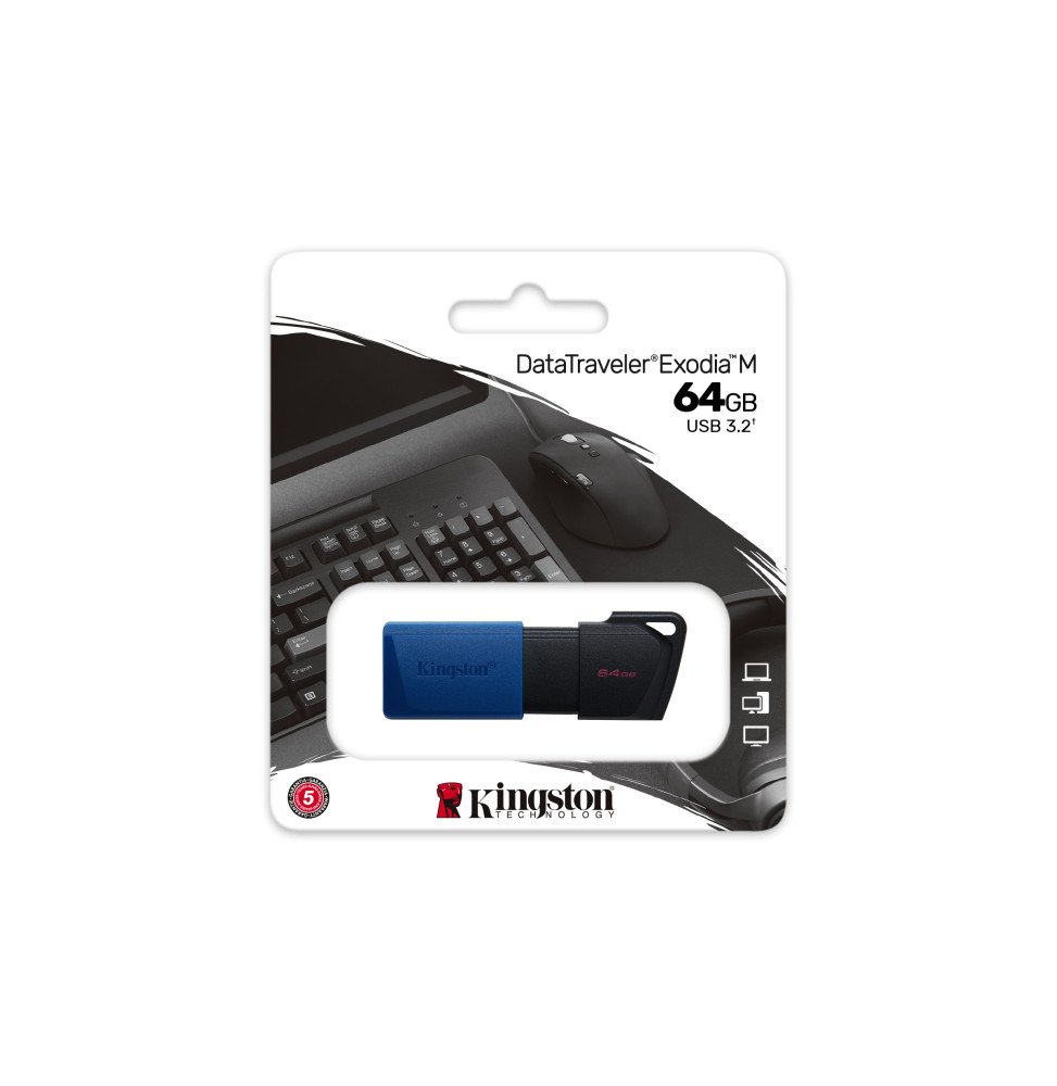 kingston technology datatraveler 64gb usb3 2 gen 1 exodia m noir bleu dtxm 64gb (3)