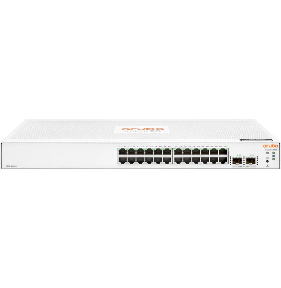commutateur administrable aruba instant on 1830 24g 2sfp jl812a