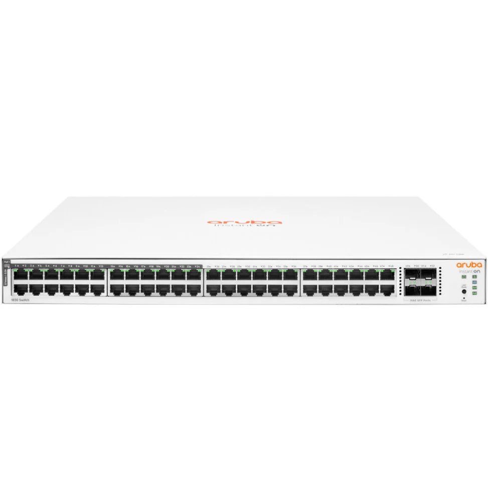 commutateur aruba instant on 1830 48g 24p classe 4 poe 4sfp 370 w jl815a